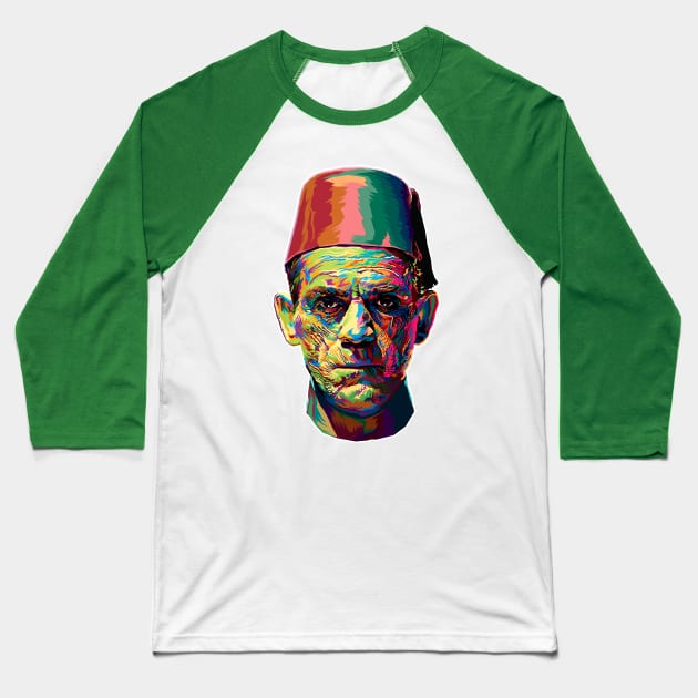 High Priest Imhotep (Full Colors Version) Baseball T-Shirt by pentoolarts
